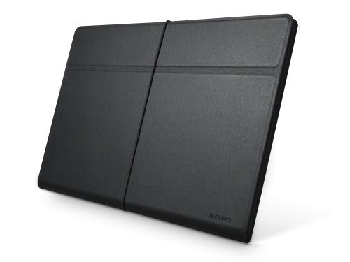 Sony SGPCV3/B.Ae   Funda de Cuero con Soporte para Xperia Tablet S Color Negro