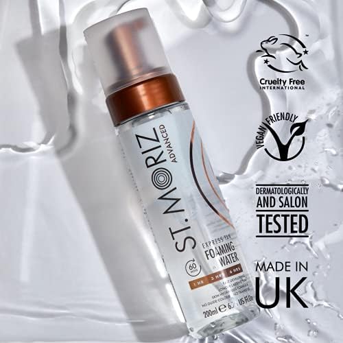 St Moriz Advanced Express Tan Clear Foaming Water, Light to Dark (200ml)