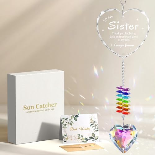 Sister Gifts - K9 Crystal Sun Catcher Sisters Gifts for Sister - image 1