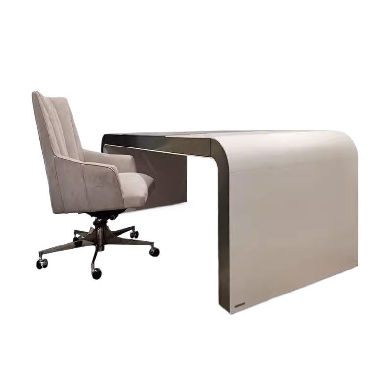 CHICKEN Computer Desk Simple Modern Desk Home Computer Desk Writing Desk Small Apartment Light Luxury Boss Desk Solid