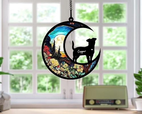 image for Generic Loss of Pet Sympathy Gift, Pet Memorial Suncatcher, Handmade C