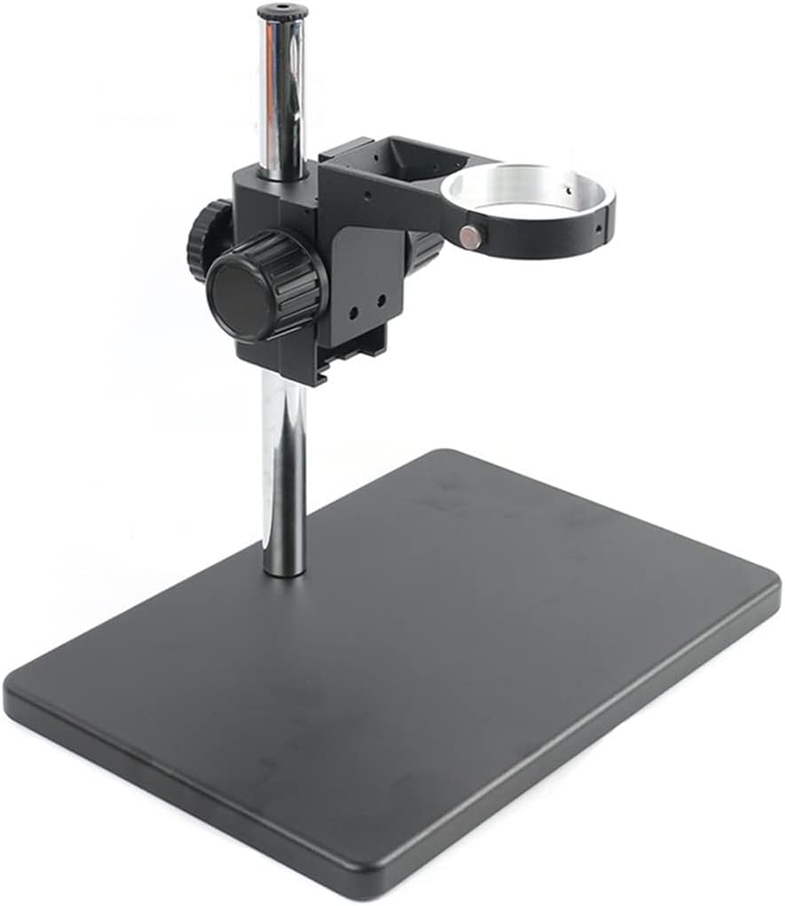 Microscopes Equipment 76mm Ring Adjustable Focus Big Size Microscope Stand, Trinocular Binocular Stereo