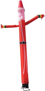 Inflatable Tube Man Blow Up Sky Puppet Dancer 20ft (no Blower) Funny Wacky Santa Claus for Christmas Business Outdoor Advertisement Yard Decorations