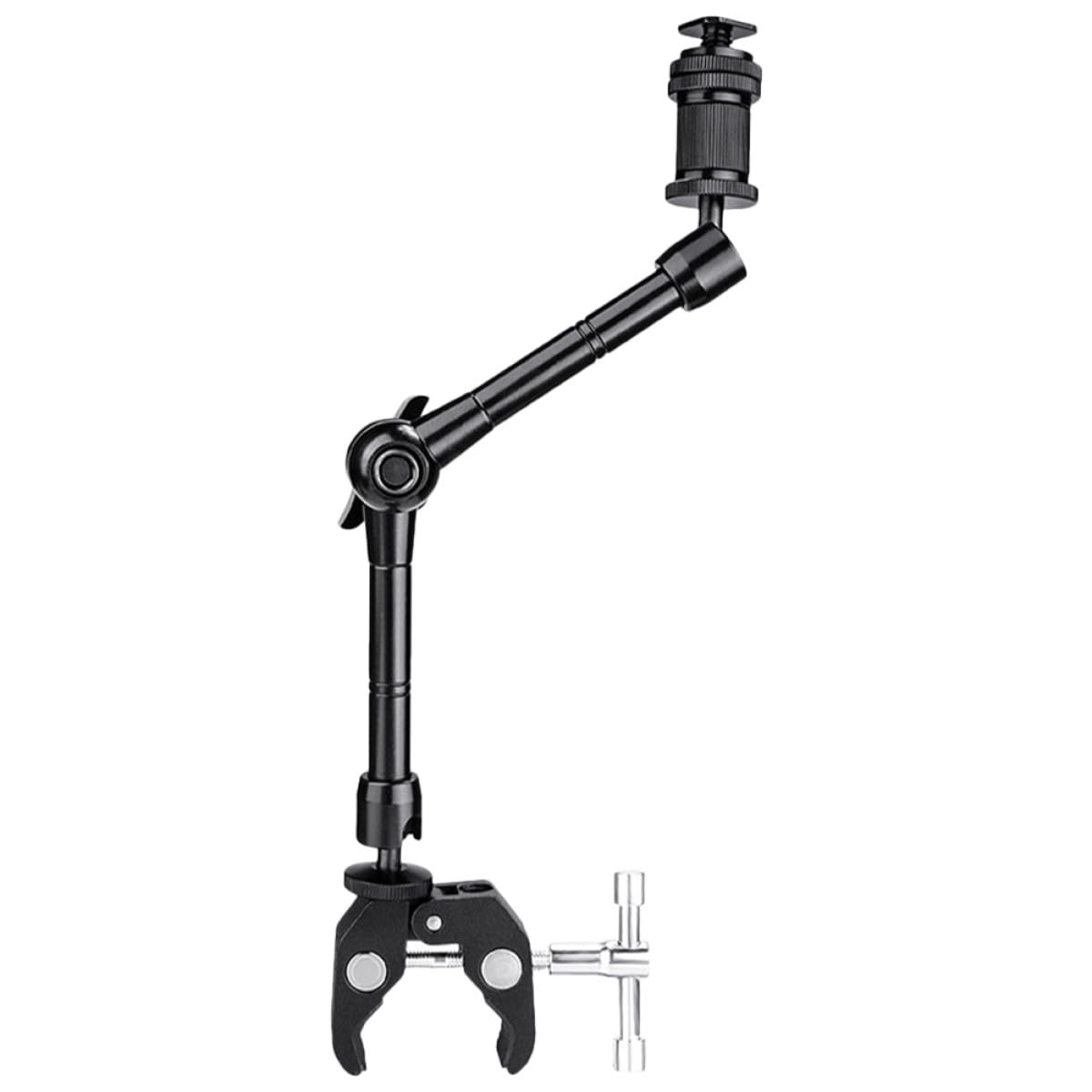 Verstellbare Handyhalterung Flexibler Arm aus Kunststoff und Edelstahl Klappbarer Mobilehalter mit Dreh- und Klemmdesign Leicht und Formstabil für Schlafzimmer und Büro