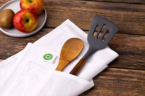 Organic Cotton Tea Towels For Embroidery - Blank Flour Sack Dish Towels For Embroidery - Perfect White Kitchen Towels For Embroidery And Crafts To Customize And Personalize - 27"X27" (White - 5 Pack) #TOP4