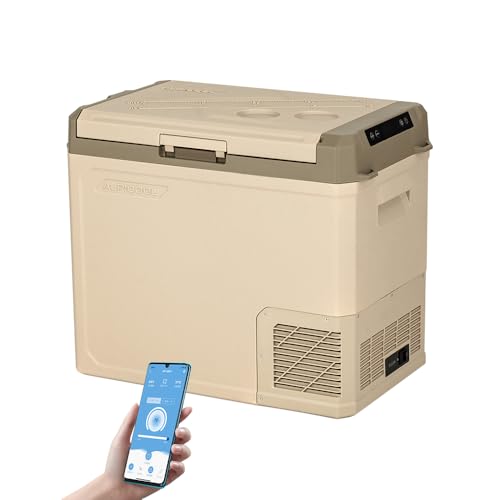 Alpicool GE50 45L Glaciere Portable Réfrigérateur Voiture Camping Congélateur 12/24V Mini Frigo pour Maison, Bureau ou Pique-Nique en Plein Air/ -20 à 20℃