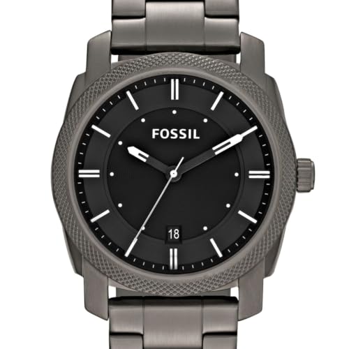 Image of Fossil Men's Watch, Machine Quartz Stainless Steel Three-Hand Watch for Men
