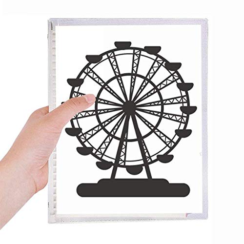 Carnet à spirales rechargeable grande roue pour vos notes de voyage quotidiennes