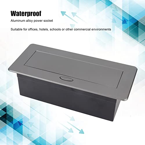 Painel De Energia Embutido Soquete De Energia 3 Receptáculo Retardador De Chamas À Prova D'água Eur