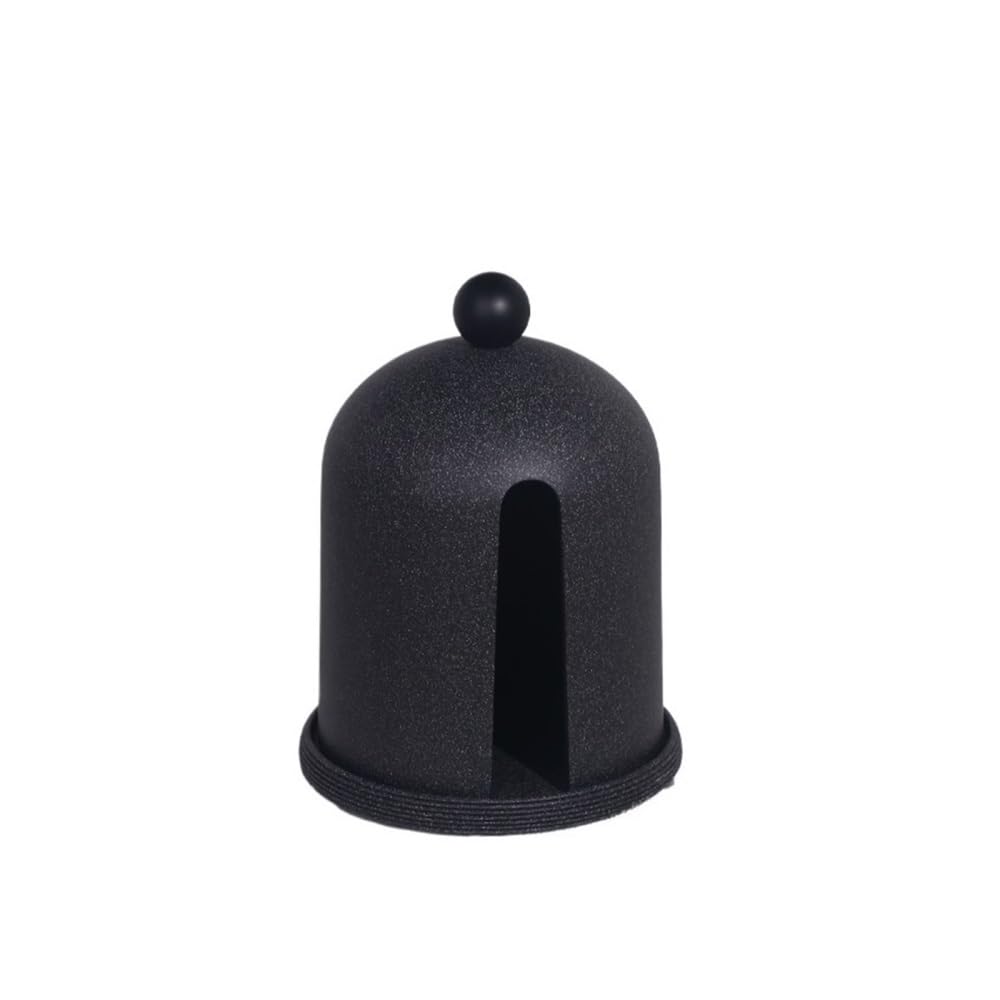 Tissue Box Holder Living Room Sandstone Tissue Box Hotel Restaurant Creative Desktop Napkin(Black)