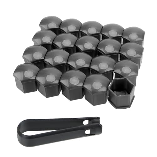 Tapas de tuercas de rueda de 21mm para evitar óxido en tornillos de llanta de cubo de coche