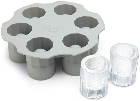 Six Shooters Ice Shots - Silicone Shot Glass Making Mold