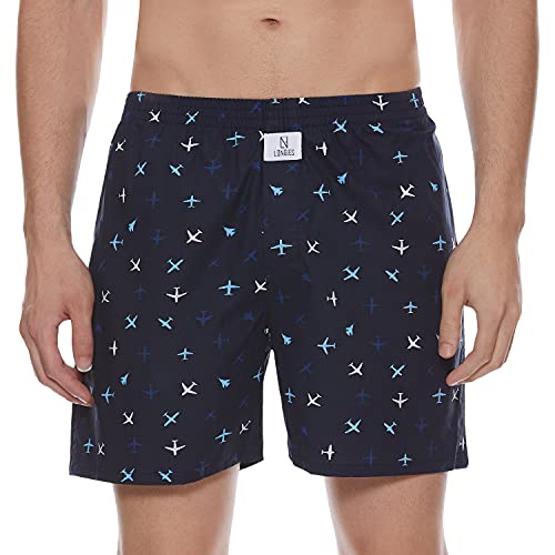 Image of Longies Men's Cotton Printed Regular Boxer Shorts