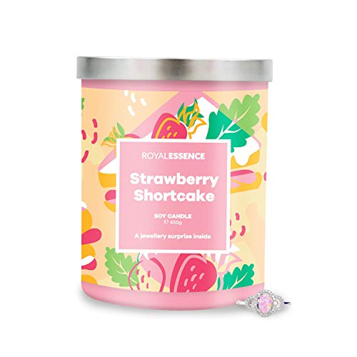 Royal Essence Vela Strawberry Shortcake (Joya Sorpresa de Plata de Ley 925 valorada en £ 50 a £ 3000) Tamaño del Anillo 10 Cover