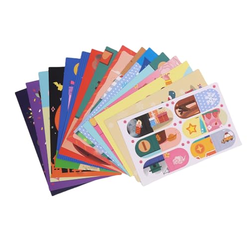 RiToEasysports Kit de Tarjetas de Felicitación de Bricolaje, con Circuito de Papel Seguro y Confiable, Explore la Creatividad para Niños, Artesanía de Papel de Origami, Herramienta Educativa para el