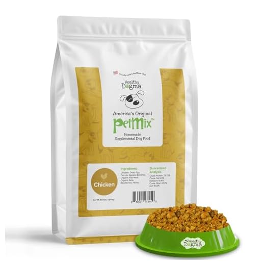 Healthy Dogma - PetMix Dehydrated Dog Food for Allergies - Grain Free, Freeze Dried, Raw, Homemade Dog Food (Chicken Dinner, 10 lbs)