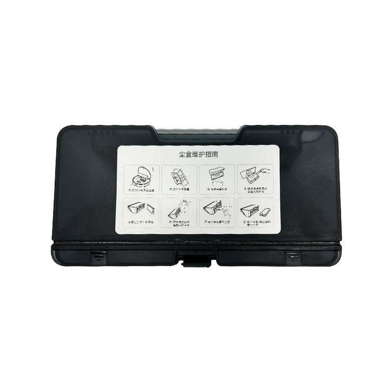 Vacuum Cleaner Dust Collection Box, Compatible for Mi Home, Mop P Pro 2S STYTJ02YM 3C S10 B106GL B06CN MVXVC01-JG VioMi V2 Pro V-RVCLM21B V3(Black with Filter)