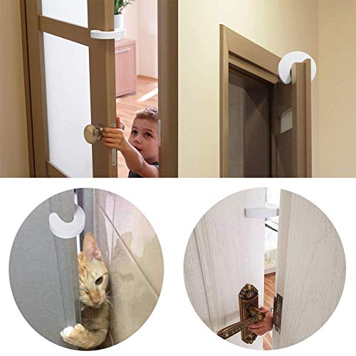 You&Lemon 6 Stcke Einklemmschutz fr Baby, Klemmschutz Baby Schaumstoff Trstopper Kindersicherung fr Tren Fenster, Kinder Sicherung Fingerklemmschutz Wei