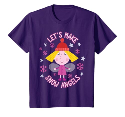 Niños Ben & Holly Christmas Snow Angels Camiseta