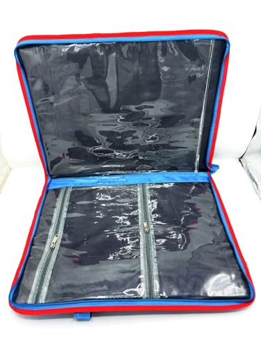 Image of Echo Boomers Designed Print A3 Size Drawing Activity Bag with Multiple Pockets