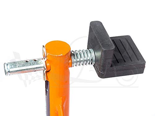 Image of Grand Pitstop Rubber Molded Clamps for All Grandpitstop Non Dismantable Paddock Stands Swingarm Lift (Pair of 2)