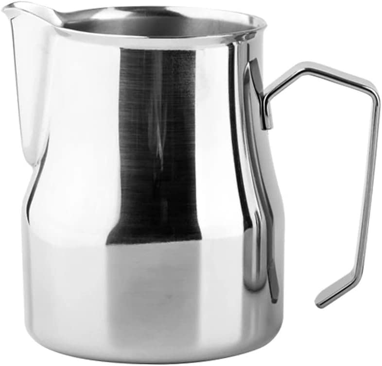Kubek do spieniania mleka, Dzbanek do mleka, profesjonalny spieniacz, kubek Barista Espresso Steam, długi, zaokrąglony dzióbek, 350/550/750 ml