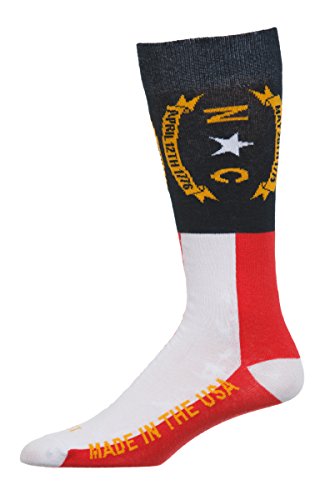 North Carolina Flag Dress Sock Made in The USA Large