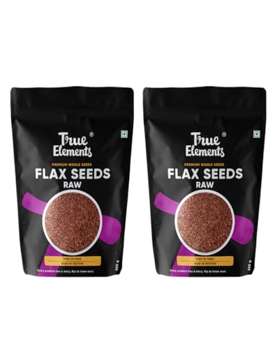 True Elements Raw Flax Seeds (250g * Pack of 2) | Alsi Seeds | Flax Seeds for Hair Growth | Raw Seeds for Eating | Rich in Protein (B0D78MCHFQ) Amazon Price History, Amazon Price Tracker