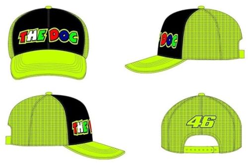 VR46 Fan,Cap,Bambino,Fluo Yellow,