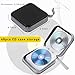 Augeny 48 Capacity CD Case, Portable DVD Hard Plastic Case Holder, Wallet Disc Storage Binder for Car, Home, Travel, Carrying Organizer, Universal Protective DVD Storage Zipper Box (Black)
