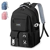 Mochila para Mujeres y Hombres, 15.6inch Mochila para Laptop, Gran Capacidad, Mochila Escolar Juvenil, Mochila de Viaje...