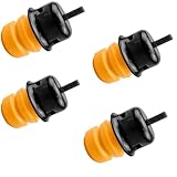 4Pcs TJ Bump Stops with Cups Brackets for Jeep Grand Cherokee ZJ 1993-1998 for Jeep Wrangler TJ 1997-2006 Jounce Bumpers 52087636AB 52087636AC 52087992