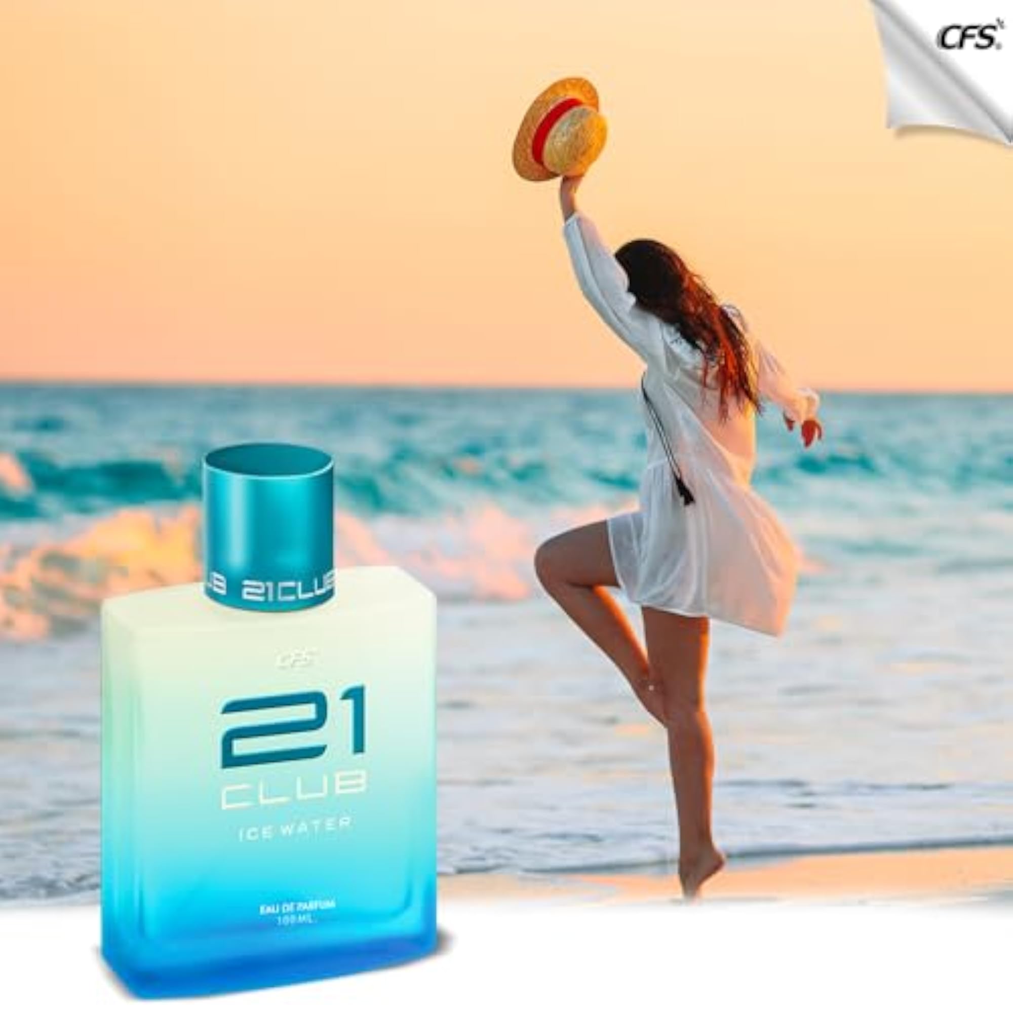 21 Ice Water EDP Long Lasting Perfume & Oudh Black Deodorant