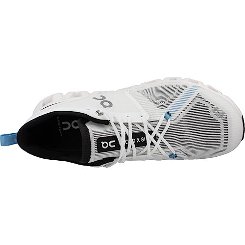 Image of On Men's Cloud X 3 Shift Sneakers, Undyed White /Black, 7 Medium US