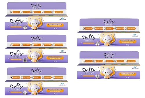 Image of Daffy Baby Nappy Rash Cream for Sensitive Skin & Redness, 30g (Pack of 5)