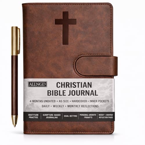 Bible Study Journal – Guided Prayer Journal with Daily Scripture