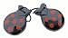 La Señorita Spanish Castanets wood flamenco black red dots