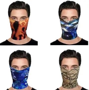 PRINTED BANDANA MASK FOR UNISEX(PACK OF 04,MULTICOLOUR)-image-41