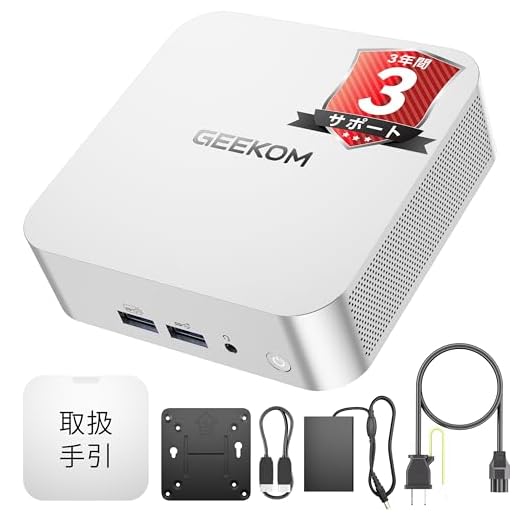 GEEKOM A8 AI Mini PC, AMD Ryzen 9 8945HS Mini Computers (up to 5.2GHz), 32GB DDR5 5600MHz RAM&2TB PCIe 4.0 SSD, Windows 11 Pro Mini Desktop, AMD Ryzen AI/Radeon 780M/WiFi 6E/BT5.2/USB4/8K/Quad Display