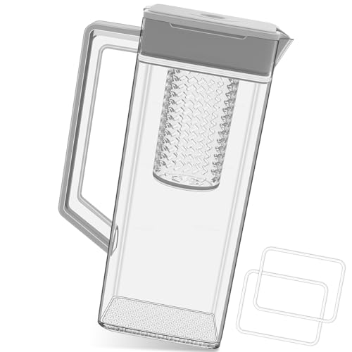 Upgraded DA97-21261B Refrigerator Water Pitcher Compatible with Samsung Water Pitcher for Fridge Door Replacement DA97-21261E AP7189209 PS16733914 RF23A9671SG RF29A9771SR Water Reservoir Assembly