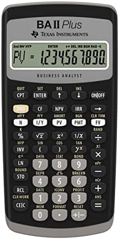 (Texas Instruments) Advanced Financial Calculator (BA II Plus)