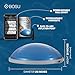 BOSU Pro Balance Trainer, Half-Ball Training Equipment, 65 cm Diameter, 350 lb Capacity - Burst-Resistant Stability Exercise Tool w/ Non-Slip Base, Includes Hand Pump, Commercial-Grade