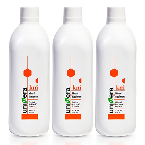 Univera KM Mineral Supplement | Original Karl Jurak Formula | Rich in Potassium & Vitamins | Stabilizes pH Balance | Supports Digestion + Nutrient Absorption | Natural Phytonutrients | 90 Day Supply