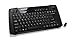 IOGEAR Multimedia Keyboard with Laser Trackball and Scroll Wheel, 2.4GHz Wireless GKM561R (Black)