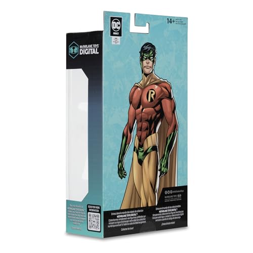 DC Direct Robin of Earth-2 (Crise nas Infinitas Terras) Boneco de 18 cm com McFarlane Toys Digital C