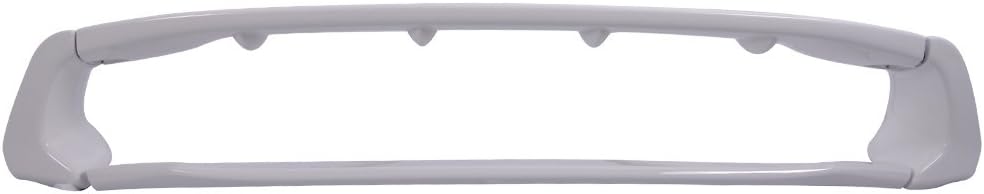 IKON MOTORSPORTS, Trunk Spoiler Compatible with 2012-2015 Honda Civic 9th Gen Sedan 4-Door, Mugen Style Painted #NH578 Taffeta White ABS Plastic Rear Trunk Lid Spoiler Wing Lip 4PCS