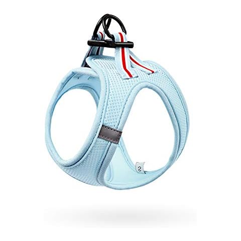 Heele Pet Step in Dog Harness, Breathable Puppy Dog Mesh Vest Harnesses, Adjustable Reflective Soft Padded for Cats Puppies Extra Small, Small Medium Dog Cover