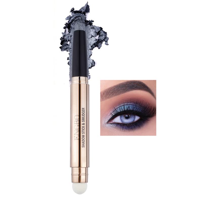 Sombras de Ojos,Lucoss Sombras de Ojos en Barra,Glitter para Ojos,Waterproof Larga Duración Sombra de Ojos en Stick Brillantes Verde/Azul/Blanco/Rosa/Marrón/Morado