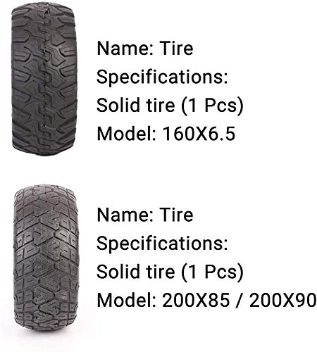 Elektrische scooterbanden, explosieveilige vaste banden, antislip, slijtvast onderhoudsvrij geschikt Scooterbanden (Size… - Image 4