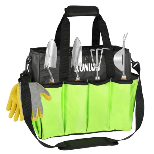 KUNLUN 14-Pocket Standable Garden Tote